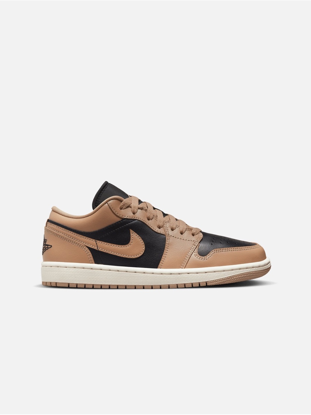 Jordan Low Top Sneakers in Black and Tan